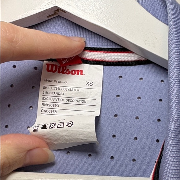 NEW Wilson Classic All Court Unlined Tennis Dress Light Blue size xs - Picture 3 of 7